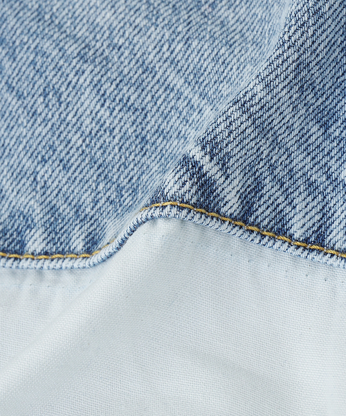 Maison Margiela（メゾンマルジェラ）の「MAISON MARGIELA(メゾン マルジェラ) CONTRAST POKET DENIM パンツ（デニムパンツ・メンズ・ブラック/ブルー・44/42）」の8枚目の写真