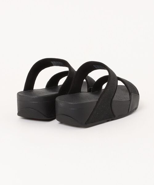 fitflop(フィットフロップ)の「LULU SHIMMERGLITZ SLIDES / LULU シマーグリッツ スライド(サンダル・レディース・ダークグリーン/ブラック・US7/US8/US5/US6)」の4枚目の写真