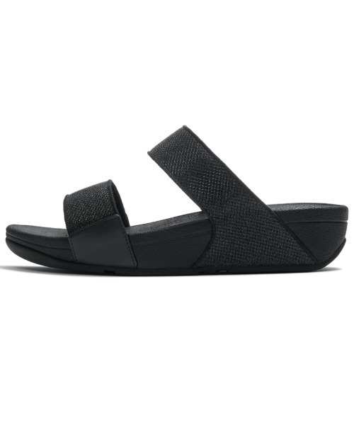 fitflop(フィットフロップ)の「LULU SHIMMERGLITZ SLIDES / LULU シマーグリッツ スライド(サンダル・レディース・ダークグリーン/ブラック・US7/US8/US5/US6)」の6枚目の写真