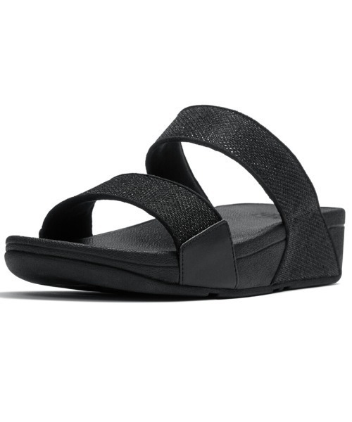 fitflop(フィットフロップ)の「LULU SHIMMERGLITZ SLIDES / LULU シマーグリッツ スライド(サンダル・レディース・ダークグリーン/ブラック・US7/US8/US5/US6)」の5枚目の写真