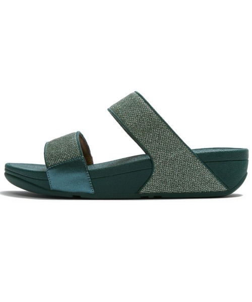 fitflop(フィットフロップ)の「LULU SHIMMERGLITZ SLIDES / LULU シマーグリッツ スライド(サンダル・レディース・ダークグリーン/ブラック・US7/US8/US5/US6)」の10枚目の写真