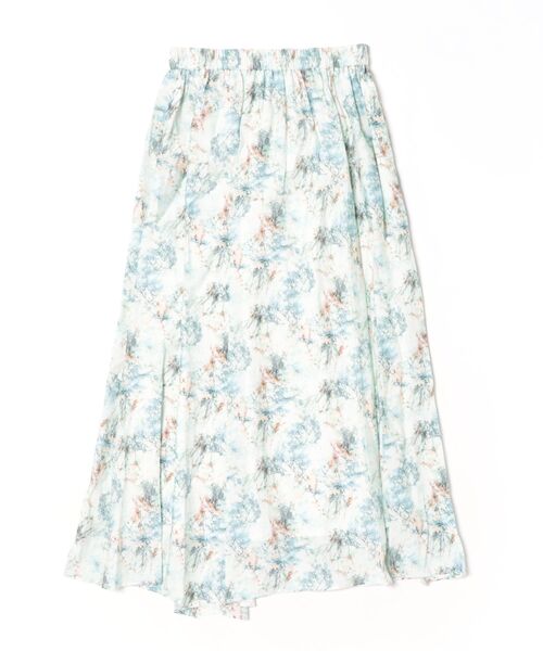 Jines（ジネス）の「フラワープリントヘムスカート（スカート・レディース・ブルー/イエロー・38）」の22枚目の写真