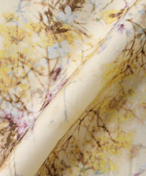 Jines（ジネス）の「フラワープリントヘムスカート（スカート・レディース・ブルー/イエロー・38）」の17枚目の写真