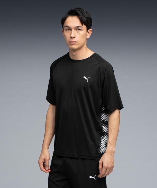 PUMA(プーマ)の「PUMA プーマ メンズ トレーニング バックプリント 半袖 Tシャツ(Tシャツ/カットソー・メンズ・ブラック/オリーブ/ライトピンク・LARGE/MEDIUM/X-LARGE/SMALL/XX-LARGE)」の2枚目の写真