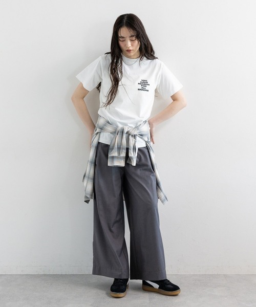 RAGEBLUE（レイジブルー）の「フロントロゴプリントTシャツ（Tシャツ/カットソー・レディース・ブルー/ホワイト/ネイビー・FREE）」の15枚目の写真