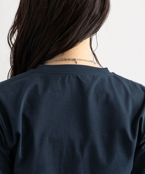 RAGEBLUE（レイジブルー）の「フロントロゴプリントTシャツ（Tシャツ/カットソー・レディース・ブルー/ホワイト/ネイビー・FREE）」の8枚目の写真