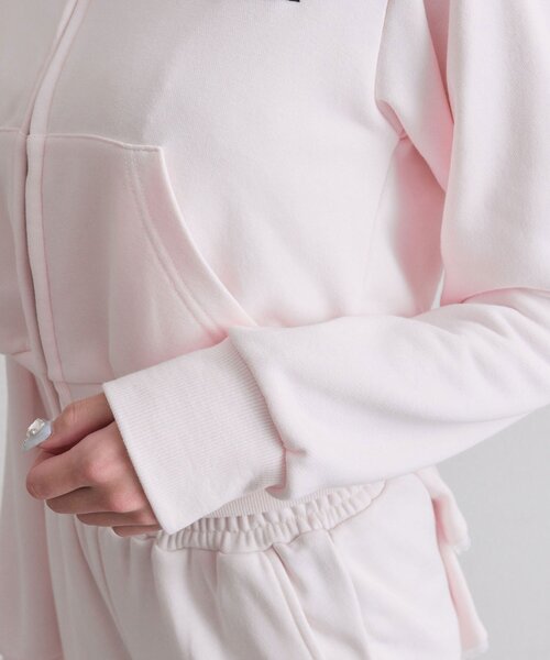 OLIVE des OLIVE（オリーブデオリーブ）の「フード刺繍ロゴパーカー（パーカー・レディース・トップグレー/ドット/ピンク・FREE）」の7枚目の写真