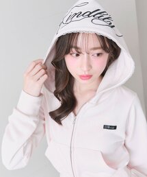 OLIVE des OLIVE（オリーブデオリーブ）の「フード刺繍ロゴパーカー（パーカー）」