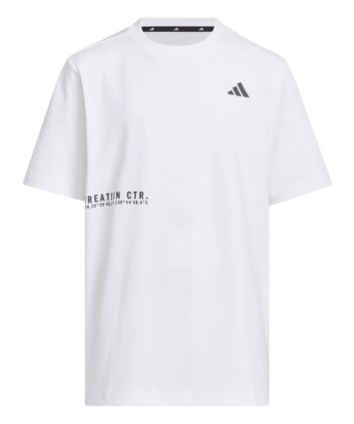 adidas（アディダス）の「アディダス adidas キッズ ブランドラブ ルーズフィット シングルジャージー 半袖Tシャツ（Tシャツ/カットソー・キッズ・ブルー/ブラック/ホワイト・130cm/140cm/150cm/160cm）」の2枚目の写真