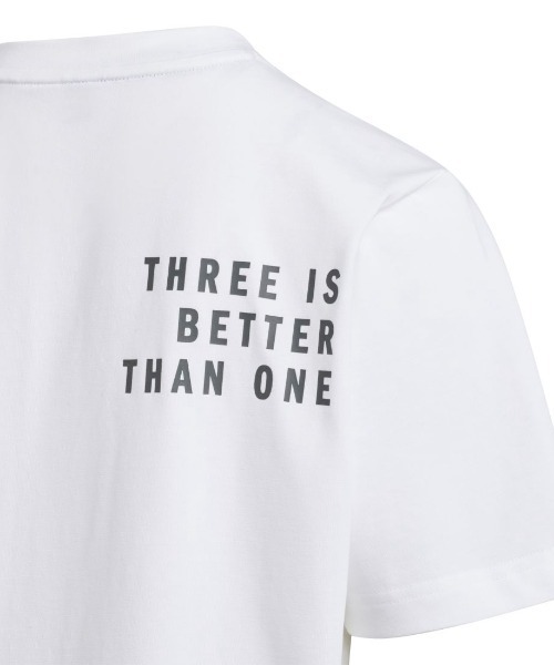 adidas（アディダス）の「アディダス adidas キッズ ブランドラブ ルーズフィット シングルジャージー 半袖Tシャツ（Tシャツ/カットソー・キッズ・ブルー/ブラック/ホワイト・130cm/140cm/150cm/160cm）」の10枚目の写真