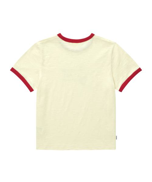 COVERNAT(カバーナット)の「ウーマンエレファントグラフィックリンガーTシャツクリーム(Tシャツ/カットソー・レディース・その他・WS/WM)」の3枚目の写真
