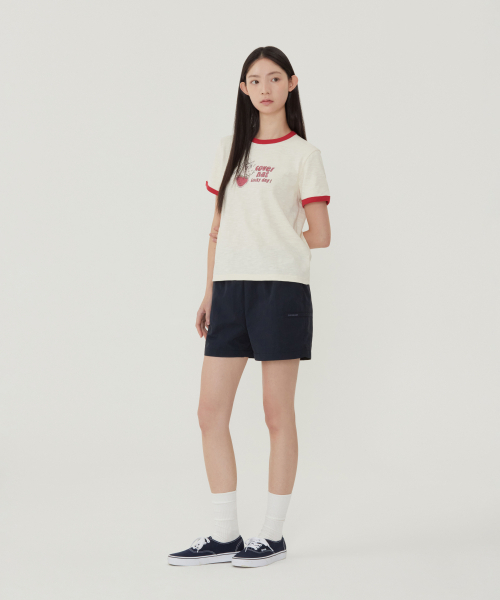 COVERNAT(カバーナット)の「ウーマンエレファントグラフィックリンガーTシャツクリーム(Tシャツ/カットソー・レディース・その他・WS/WM)」の4枚目の写真