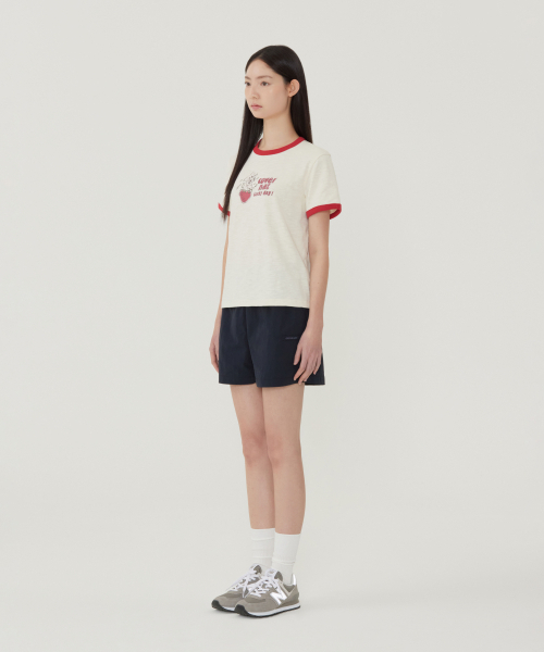 COVERNAT(カバーナット)の「ウーマンエレファントグラフィックリンガーTシャツクリーム(Tシャツ/カットソー・レディース・その他・WS/WM)」の5枚目の写真