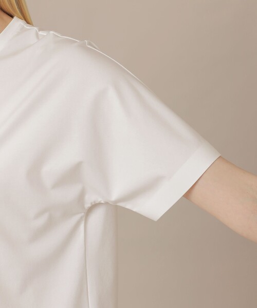 MACKINTOSH LONDON（マッキントッシュ ロンドン）の「【婦人画報4月号掲載】【The Essential Collection】プレーティング天竺Tシャツ（Tシャツ/カットソー・レディース・ベージュ/ピンク系その他2/ブラック/オフホワイト・38）」の12枚目の写真