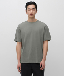 レギュラークルネックTシャツ [カーキグレー]