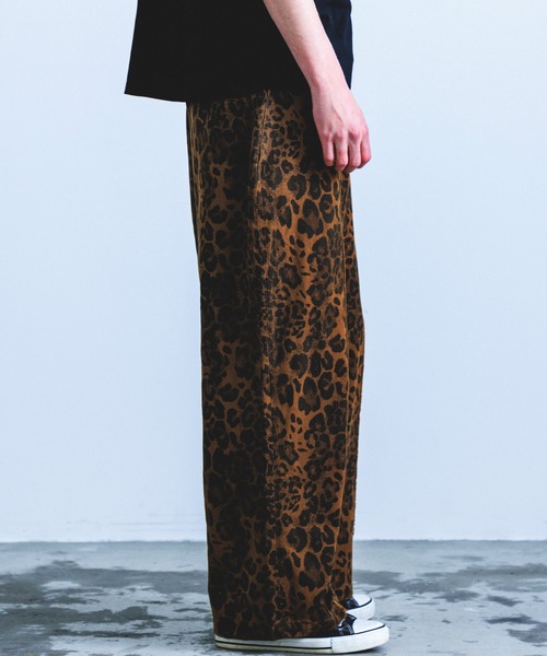 Revo.（レボ）の「Revo. アニマル レオパードパターン 2way ワイドパンツ（その他パンツ・メンズ・ホワイト/オリーブ/ブラウン・1/2）」の20枚目の写真