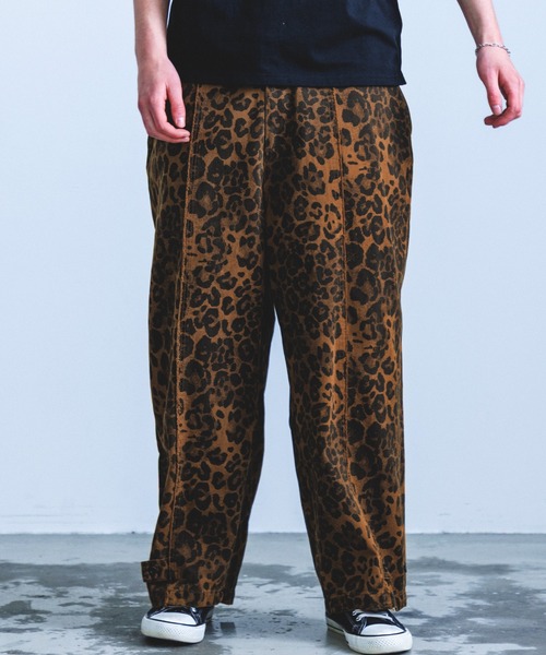 Revo.（レボ）の「Revo. アニマル レオパードパターン 2way ワイドパンツ（その他パンツ・メンズ・ホワイト/オリーブ/ブラウン・1/2）」の17枚目の写真