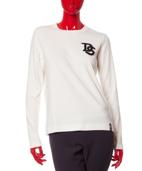 DOUBLE STANDARD CLOTHING(ダブルスタンダードクロージング)の「24/-フライスプルオーバー(WEB限定)(Tシャツ/カットソー・レディース・オフホワイト/グレー/ネイビー・FREE)」の5枚目の写真