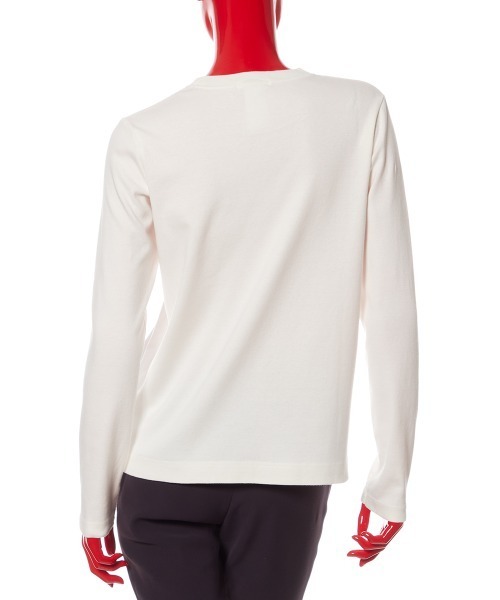 DOUBLE STANDARD CLOTHING(ダブルスタンダードクロージング)の「24/-フライスプルオーバー(WEB限定)(Tシャツ/カットソー・レディース・オフホワイト/グレー/ネイビー・FREE)」の6枚目の写真