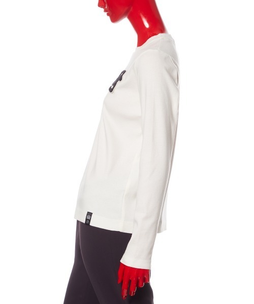 DOUBLE STANDARD CLOTHING(ダブルスタンダードクロージング)の「24/-フライスプルオーバー(WEB限定)(Tシャツ/カットソー・レディース・オフホワイト/グレー/ネイビー・FREE)」の7枚目の写真