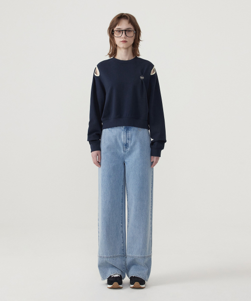 COVERNAT WOMAN（カバーナットウーマン）の「ウィメンズワイドデニムパンツライトブルー（デニムパンツ・レディース・その他・WS/WM）」の6枚目の写真