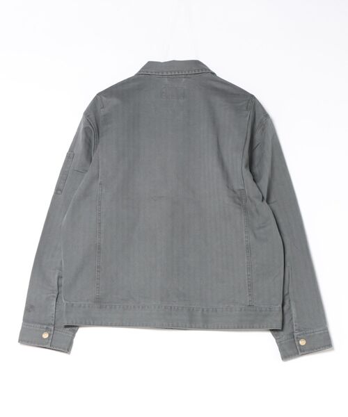 Dickies(ディッキーズ)の「Dickies/ディッキーズ ヘリンボーン ジャケット/デニムジャケット風/ワークジャケット(その他アウター・メンズ・ブラック/ブラウン・X-LARGE/MEDIUM/LARGE)」の17枚目の写真