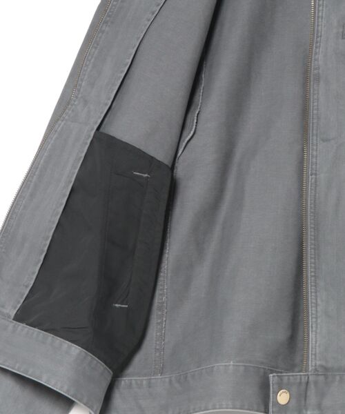 Dickies(ディッキーズ)の「Dickies/ディッキーズ ヘリンボーン ジャケット/デニムジャケット風/ワークジャケット(その他アウター・メンズ・ブラック/ブラウン・X-LARGE/MEDIUM/LARGE)」の18枚目の写真