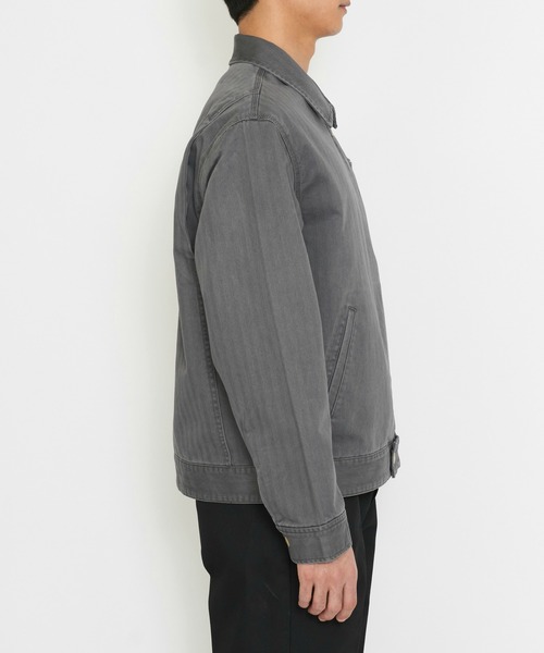 Dickies(ディッキーズ)の「Dickies/ディッキーズ ヘリンボーン ジャケット/デニムジャケット風/ワークジャケット(その他アウター・メンズ・ブラック/ブラウン・X-LARGE/MEDIUM/LARGE)」の8枚目の写真