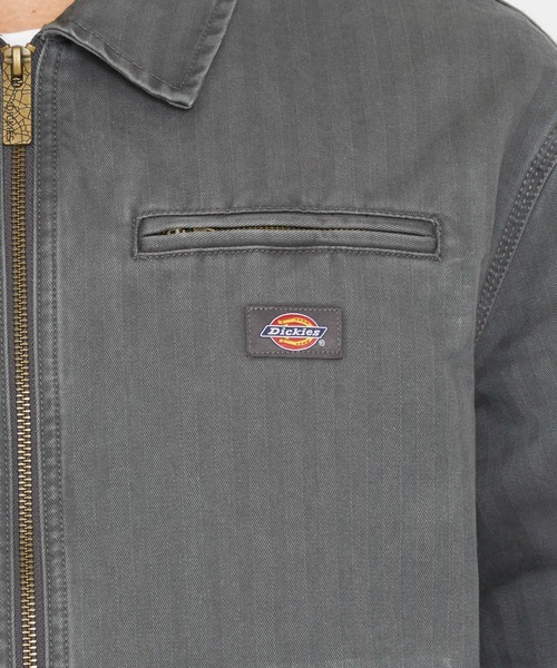 Dickies(ディッキーズ)の「Dickies/ディッキーズ ヘリンボーン ジャケット/デニムジャケット風/ワークジャケット(その他アウター・メンズ・ブラック/ブラウン・X-LARGE/MEDIUM/LARGE)」の10枚目の写真