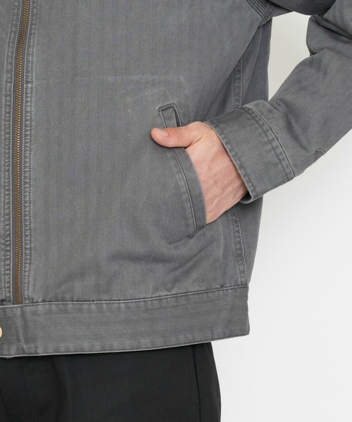 Dickies(ディッキーズ)の「Dickies/ディッキーズ ヘリンボーン ジャケット/デニムジャケット風/ワークジャケット(その他アウター・メンズ・ブラック/ブラウン・X-LARGE/MEDIUM/LARGE)」の12枚目の写真