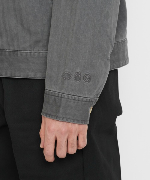 Dickies(ディッキーズ)の「Dickies/ディッキーズ ヘリンボーン ジャケット/デニムジャケット風/ワークジャケット(その他アウター・メンズ・ブラック/ブラウン・X-LARGE/MEDIUM/LARGE)」の15枚目の写真