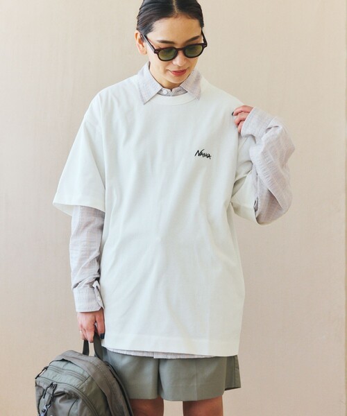 NANGA x フリークスストア 別注 繍 エコハイブリット TEE Lサイズ エコハイブリッド ボックスロゴ ロングスリーブTシャツ – NANGA ONLINE