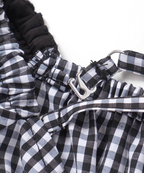 ZIDDY（ジディ）の「2WAYオフショルダーシャーリングトップスブラウス(130~160cm)（シャツ/ブラウス・キッズ・ブラック/ブラック系その他・FREE/140cm/130cm/150cm）」の4枚目の写真