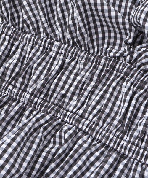 ZIDDY（ジディ）の「2WAYオフショルダーシャーリングトップスブラウス(130~160cm)（シャツ/ブラウス・キッズ・ブラック/ブラック系その他・FREE/140cm/130cm/150cm）」の6枚目の写真