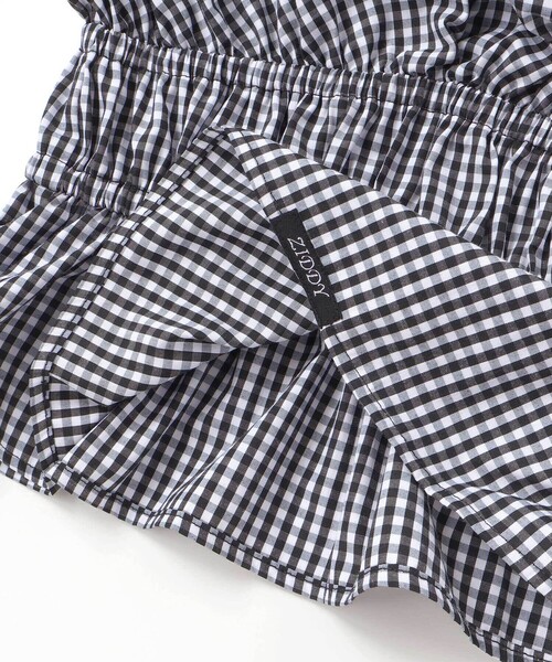 ZIDDY（ジディ）の「2WAYオフショルダーシャーリングトップスブラウス(130~160cm)（シャツ/ブラウス・キッズ・ブラック/ブラック系その他・FREE/140cm/130cm/150cm）」の8枚目の写真