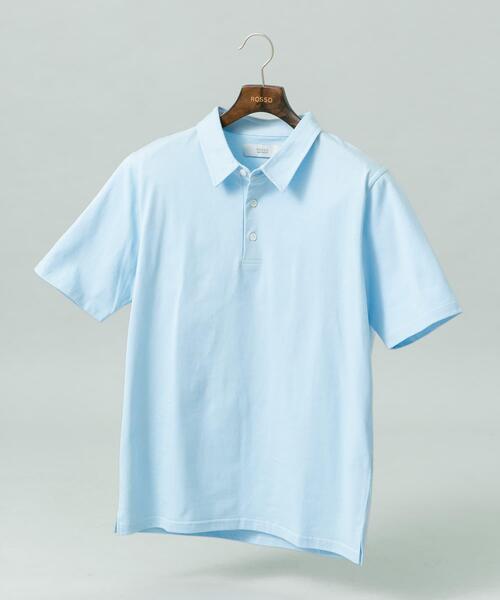 URBAN RESEARCH ROSSO MEN（アーバンリサーチロッソメン）の「『XLサイズあり』『UR TECH』汗ジミ防止ポロシャツ（ポロシャツ・メンズ・グレー/ネイビー/ホワイト/ライトブルー/ブラック・MEDIUM/X-LARGE/LARGE/SMALL）」の5枚目の写真