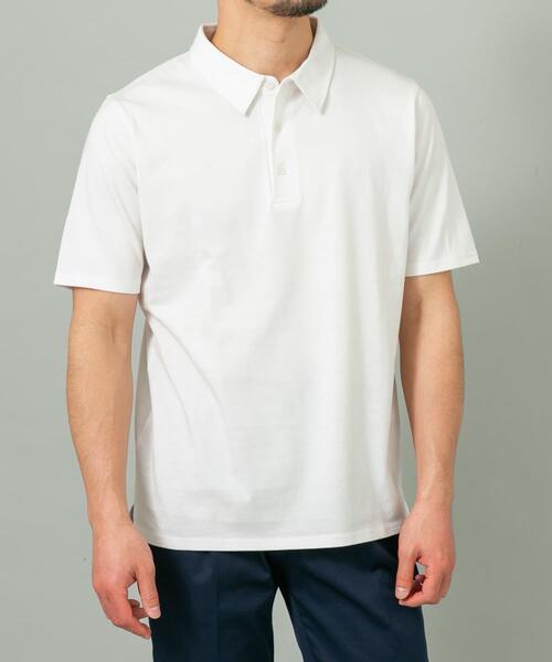 URBAN RESEARCH ROSSO MEN（アーバンリサーチロッソメン）の「『XLサイズあり』『UR TECH』汗ジミ防止ポロシャツ（ポロシャツ・メンズ・グレー/ネイビー/ホワイト/ライトブルー/ブラック・MEDIUM/X-LARGE/LARGE/SMALL）」の15枚目の写真