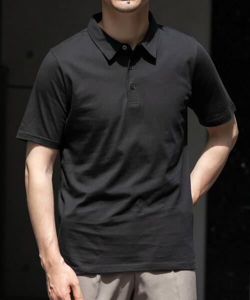 URBAN RESEARCH ROSSO MEN（アーバンリサーチロッソメン）の「『XLサイズあり』『UR TECH』汗ジミ防止ポロシャツ（ポロシャツ・メンズ・グレー/ネイビー/ホワイト/ライトブルー/ブラック・MEDIUM/X-LARGE/LARGE/SMALL）」の6枚目の写真