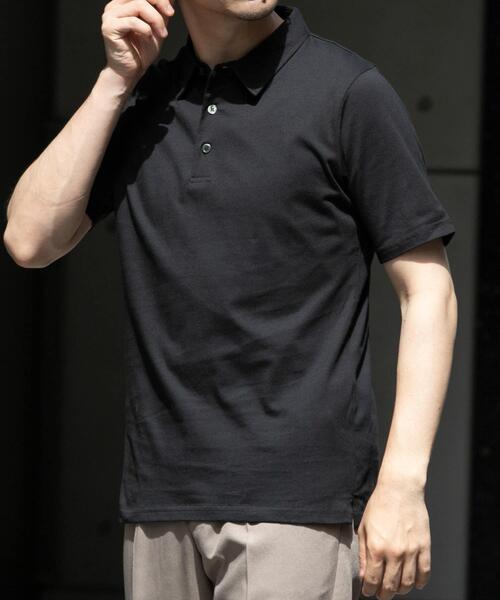 URBAN RESEARCH ROSSO MEN（アーバンリサーチロッソメン）の「『XLサイズあり』『UR TECH』汗ジミ防止ポロシャツ（ポロシャツ・メンズ・グレー/ネイビー/ホワイト/ライトブルー/ブラック・MEDIUM/X-LARGE/LARGE/SMALL）」の16枚目の写真
