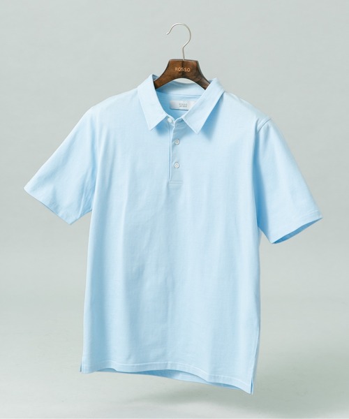 URBAN RESEARCH ROSSO MEN（アーバンリサーチロッソメン）の「『XLサイズあり』『UR TECH』汗ジミ防止ポロシャツ（ポロシャツ・メンズ・グレー/ネイビー/ホワイト/ライトブルー/ブラック・MEDIUM/X-LARGE/LARGE/SMALL）」の4枚目の写真