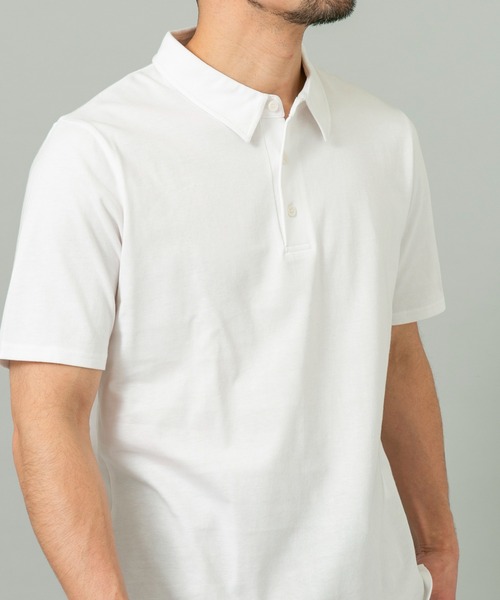 URBAN RESEARCH ROSSO MEN（アーバンリサーチロッソメン）の「『XLサイズあり』『UR TECH』汗ジミ防止ポロシャツ（ポロシャツ・メンズ・グレー/ネイビー/ホワイト/ライトブルー/ブラック・MEDIUM/X-LARGE/LARGE/SMALL）」の7枚目の写真