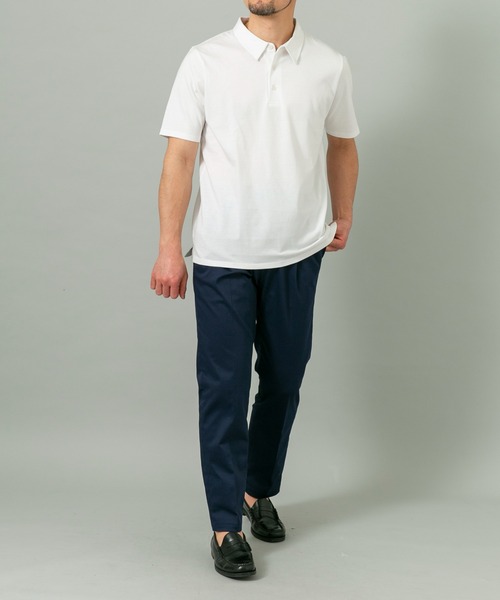 URBAN RESEARCH ROSSO MEN（アーバンリサーチロッソメン）の「『XLサイズあり』『UR TECH』汗ジミ防止ポロシャツ（ポロシャツ・メンズ・グレー/ネイビー/ホワイト/ライトブルー/ブラック・MEDIUM/X-LARGE/LARGE/SMALL）」の9枚目の写真