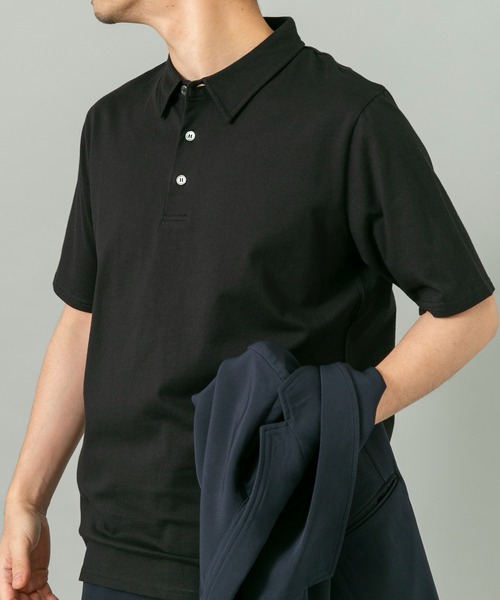 URBAN RESEARCH ROSSO MEN（アーバンリサーチロッソメン）の「『XLサイズあり』『UR TECH』汗ジミ防止ポロシャツ（ポロシャツ・メンズ・グレー/ネイビー/ホワイト/ライトブルー/ブラック・MEDIUM/X-LARGE/LARGE/SMALL）」の10枚目の写真