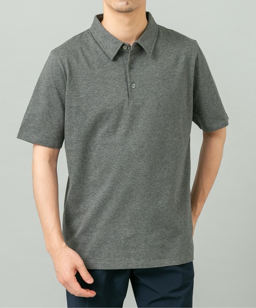 URBAN RESEARCH ROSSO MEN（アーバンリサーチロッソメン）の「『XLサイズあり』『UR TECH』汗ジミ防止ポロシャツ（ポロシャツ・メンズ・グレー/ネイビー/ホワイト/ライトブルー/ブラック・MEDIUM/X-LARGE/LARGE/SMALL）」の15枚目の写真