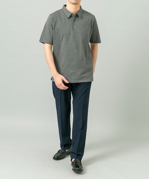 URBAN RESEARCH ROSSO MEN（アーバンリサーチロッソメン）の「『XLサイズあり』『UR TECH』汗ジミ防止ポロシャツ（ポロシャツ・メンズ・グレー/ネイビー/ホワイト/ライトブルー/ブラック・MEDIUM/X-LARGE/LARGE/SMALL）」の18枚目の写真