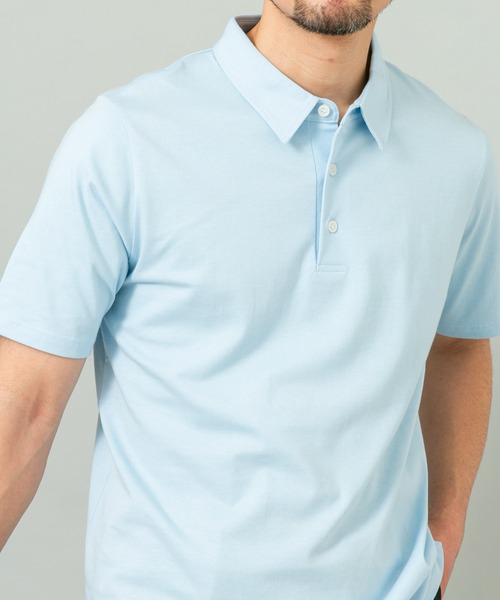 URBAN RESEARCH ROSSO MEN（アーバンリサーチロッソメン）の「『XLサイズあり』『UR TECH』汗ジミ防止ポロシャツ（ポロシャツ・メンズ・グレー/ネイビー/ホワイト/ライトブルー/ブラック・MEDIUM/X-LARGE/LARGE/SMALL）」の21枚目の写真