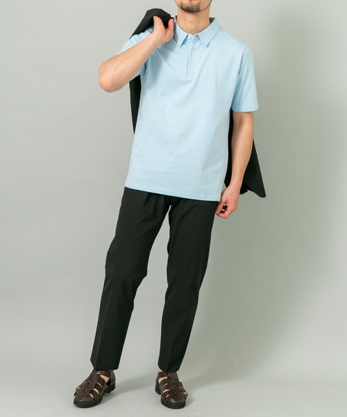 URBAN RESEARCH ROSSO MEN（アーバンリサーチロッソメン）の「『XLサイズあり』『UR TECH』汗ジミ防止ポロシャツ（ポロシャツ・メンズ・グレー/ネイビー/ホワイト/ライトブルー/ブラック・MEDIUM/X-LARGE/LARGE/SMALL）」の22枚目の写真