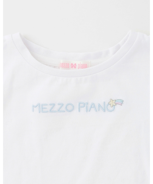 mezzo piano(メゾピアノ)の「肩開き半袖Tシャツ&星キャミワンピースセット(ワンピース・キッズ・ラベンダー/サックスブルー・120cm/130cm/110cm/140cm)」の11枚目の写真
