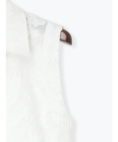 Te chichi（テチチ）の「カットジャガードジレ（ベスト・レディース・ブラック/オフホワイト・F）」の19枚目の写真