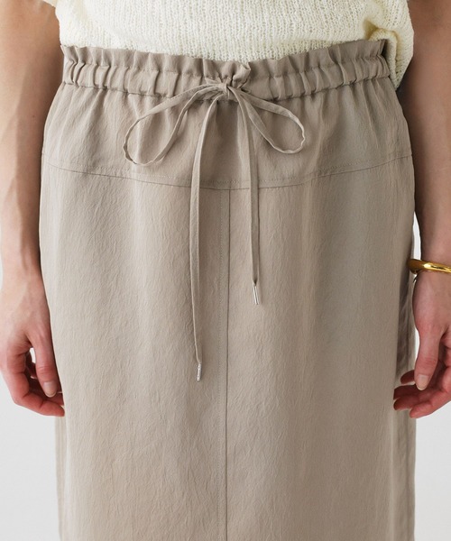 BABYLONE（バビロン）の「ドロストナロースカート（スカート・レディース・ベージュ/ブラック・フリー）」の20枚目の写真